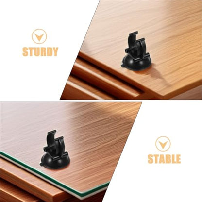 VICASKY 14pcs Fish Tank Suction Cup Clips for Aquarium Tubing Easy Installation Secure and Abs Material Replacement Hooks for Water Tank Accessories