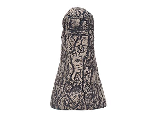 Pleco Cave Cone Breeding Ceramic Decorations Fish Tank Aquarium (Gray) - color: Gray