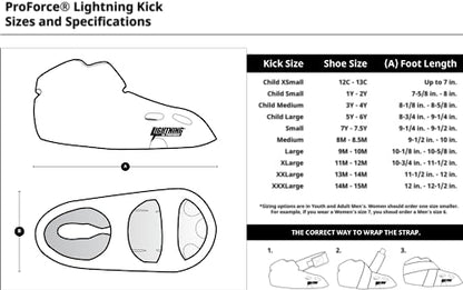 ProForce Lighting 5 Piece Sparring Gear Combo Set with Full Head face mask - color: black, size: adult XL 11-12 shoes