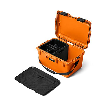 YETI LoadOut 30 GoBox Divided Waterproof Cargo Case, Dry Box, Camera Case, Fishing Tackle Box, King Crab