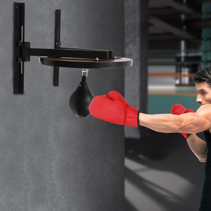 Speed Bag Platform, Speed Bag Platform Kit with Adjustable Height, Heavy Duty Boxing Training Equipment with Punching Ball for Homes, Gyms, Companies, Schools