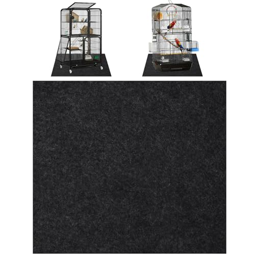 39x39 Inch Bird Cage Floor Mat, Under Pet Cage Mat for Large Bird Cage, Dog Kennels, Absorbent/Waterproof and Non Slip Felt Mat, Protect the Floor, and Easy to Clean