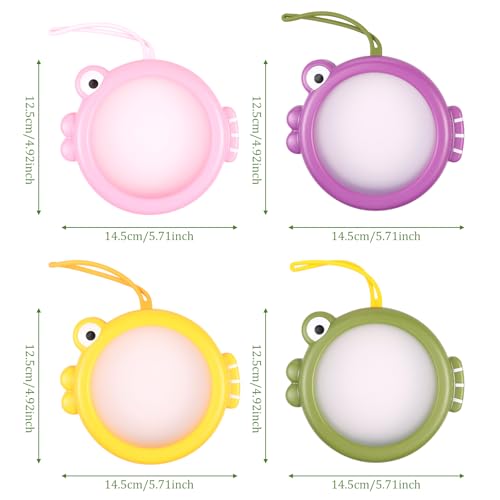 Vegetable Fruit Saver, 4 Pack Reusable Food Storage Containers for Fridge, Creative Fish-Shaped Fresh-Keeping Keepers for Avocados, Garlic, Strawberries, Oranges , Tomatoes,Multipurpose Vegetables Box