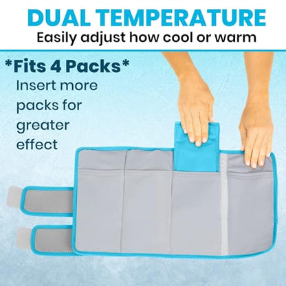 Vive Elbow Ice Pack Wrap - Ultra Cold Gel Ice Pack for Injuries Reusable | Elbow Support Compression for Cold/Hot Therapy - Adjustable for Men/Women, Sports Recovery, Arthritis, Tendonitis Pain Relief - style: Ice Pack