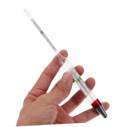 ULTECHNOVO 3sets Hydrometer Testing Tool for Aquariums and Fish Tanks Includes Measuring Cylinder for Accurate Measurement and Easy to Use for Life Monitoring