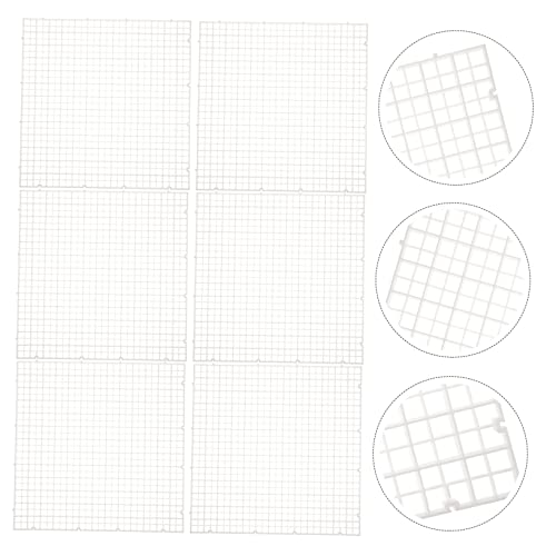 Toddmomy 6Pcs Fish Tank Divider Isolation Board Mesh Divider for Aquarium Fish Separation for Breeding and Isolation Reliable Pe Material