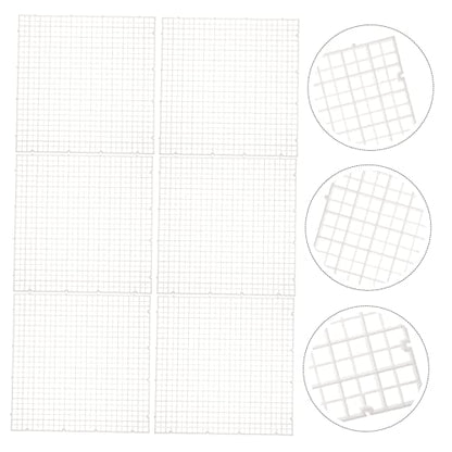 Toddmomy 6Pcs Fish Tank Divider Isolation Board Mesh Divider for Aquarium Fish Separation for Breeding and Isolation Reliable Pe Material