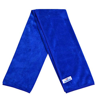 HOPESHINE Gyms Towels for Men & Women Microfiber Exercise Fitness Home Absorbent Sweat Yoga Towels Sports Towels Soft Fast Drying 16inch x32inch 3-Pack - color: 3-pack Grey+dark Blue+navy Blue