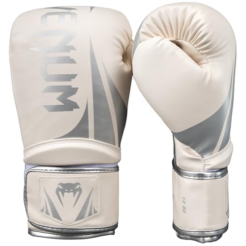 Venum Challenger Boxing Gloves - color: White/Silver, size: 12-Ounce, style: Challenger 2.5