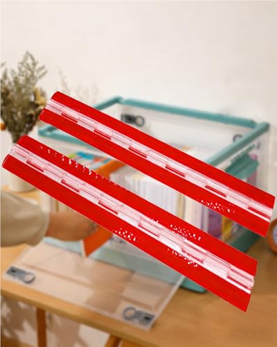 2-Piece Set of Acrylic 300 mm Continuous Piano Hinge - 12" Used for Transparent Boxes, Display Stands, Figurines, Model dust Boxes