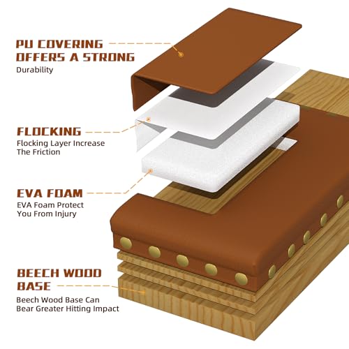 MR Clapper Makiwara 11”x4”, Makiwara Board Strike Pad, Makiwara Punching Board, Clapper Mount Punching Pad - size: Strike Pad