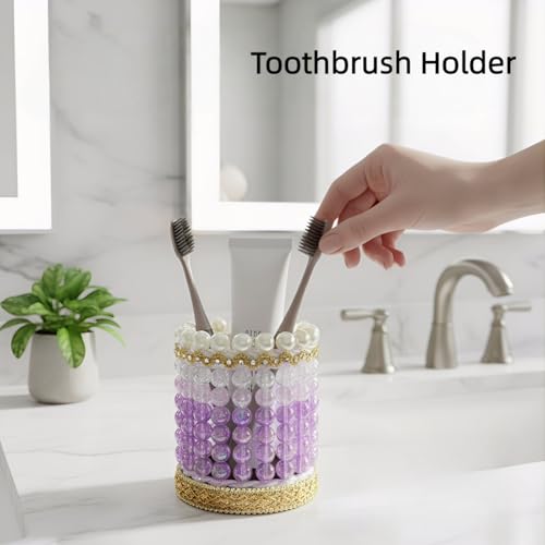 Makeup Brush Pen Pencil Holder, Desktop Organizer for Desk Office | Pencil Cup for School, Home and Stationary Supplies, Teacher Appreciation Birthday Graduation Present for Families Friends