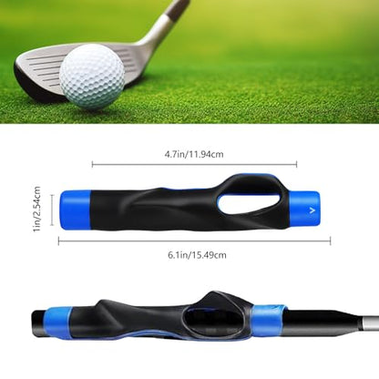 Golf Grip Trainer for Right-Handed Golfers – Golf Training Aid for Proper Hand Placement, Build Muscle Memory & Improve Swing Consistency, Golf Club Grip Trainer for Drivers, Irons & Wedges