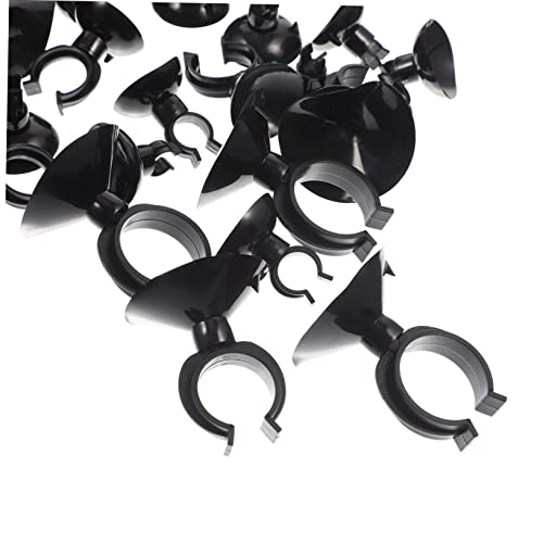 LIOOBO 40pcs Fish Tank Cup Buckle Aquarium Heater Sucker Clips Aquarium Heater Fixing Clip Airline Holder Airline Tubing Clamp Clear Fish Tank Supplies Hose Multifunction Abs