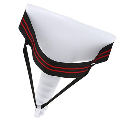 Dioche Protective Cup Womens Taekwondo Groin Guard - Ergonomic Design Boxing Karate Protector for Optimal Coverage - Durable PU Leather - Size L - size: Medium