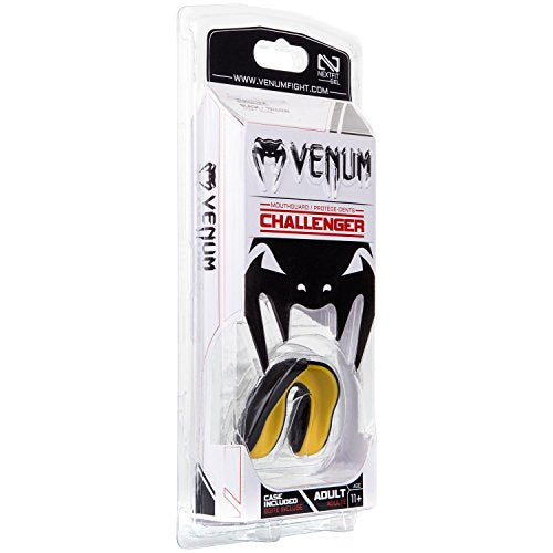 Venum Challenger Mouthguard - Black/Yellow - color: Black/Yellow, size: Adult