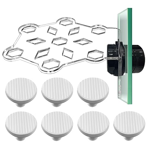 Aquarium Choice Coral Plug Holder - Magnetic Coral Frag Rack (7 Frag Plugs)