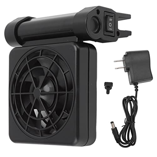 Aquarium Chillers Cooling Fan, Adjustable Wind Speed Mini Fish Tank Cooling Fan, Silent Aquarium Cooler for Fish Tank (1)