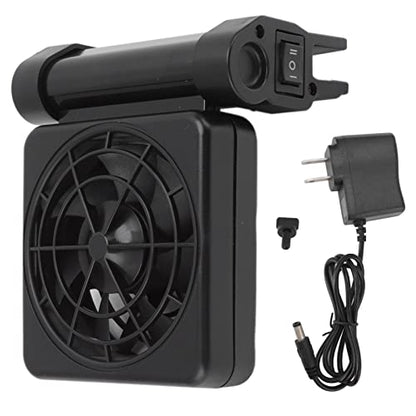 Aquarium Chillers Cooling Fan, Adjustable Wind Speed Mini Fish Tank Cooling Fan, Silent Aquarium Cooler for Fish Tank (1)