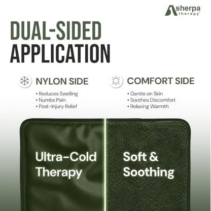 Flexible Hot and Cold Gel Pack Medium 8" x 12" - size: Medium, style: Green