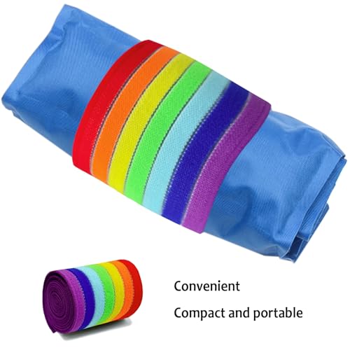 Cold Pack Strap, Elastic Belt to Wrap Cold Pack, Ice Pack Extender Strap, Add Length to Most Ice Pack, Multifunctional (Multicolor) - color: Multicolor
