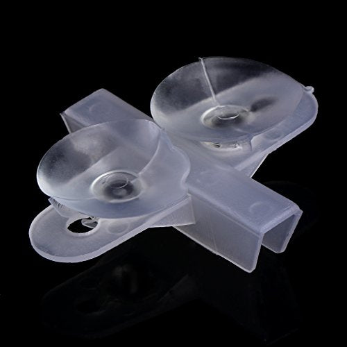 5 Pack Aquarium Isolation Plate Fish for Tank Divider Clip 1.2in Suction Cup Dividers Holder Bracket Plastic Sheet Holde Aquarium Heater Light Thermometers Gravel Sand Decorations