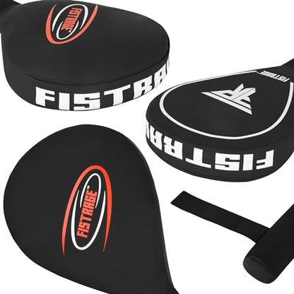 FISTRAGE Taekwondo Double Kicking Durable Strike Pads for Martial Arts Karate MMA Punching Striking Boxing Paddles Kickboxing Training Combat Sports Karate Target (Sold as Single piece)