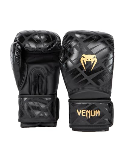 Venum Contender 1.5 Boxing Gloves - color: Black/Gold, size: 12-Ounce