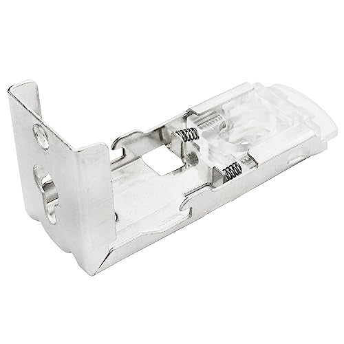 Mountings Brackets for Vertical Blinds ZZLZX 2Sets Replacement Mount Hardware Installation Accessories for Inside and Outside Zebra Roller Window Blinds, L-Shaped Metal Blinds Bracket for Track 4.5cm