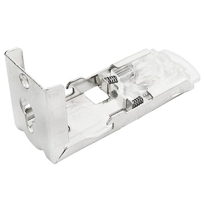 Mountings Brackets for Vertical Blinds ZZLZX 2Sets Replacement Mount Hardware Installation Accessories for Inside and Outside Zebra Roller Window Blinds, L-Shaped Metal Blinds Bracket for Track 4.5cm