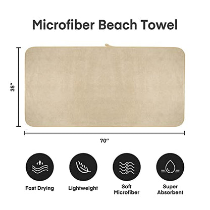 JML Bath Sheet Towel Set, 2 Pack, 35"x70", Camel - color: Camel, size: 35 in x 70 in