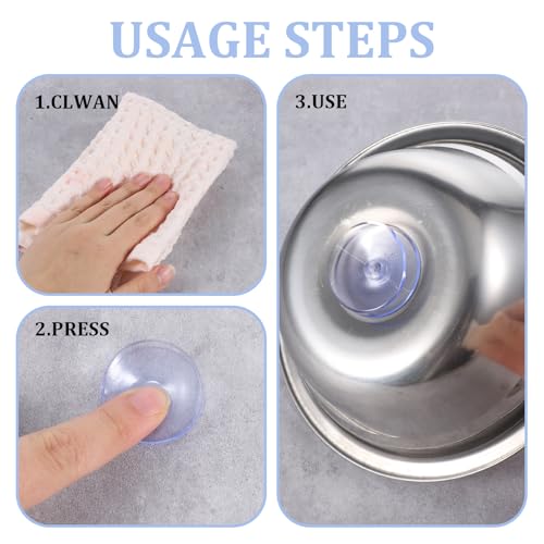 4 Sizes Double Sided Suction Cups 16 Pcs Suction Cups for Glass Table Mirrors Furniture (25+30+35+40mm)