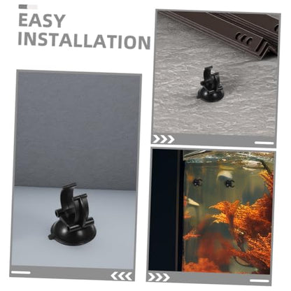 BESPORTBLE 12pcs Aquarium Suction Cups with Clips for Hose Holders Durable Clamp for Securely Holding Airline Tubing and Accessories Fish Tanks Versatile and Fade Resistant