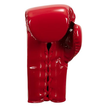 TITLE Boxing Inferno Intensity Lace Training Gloves - MMA, Kickboxing, Punching Bag, Sparring - 14, 16, 18oz - color: Red/White, size: 14 oz