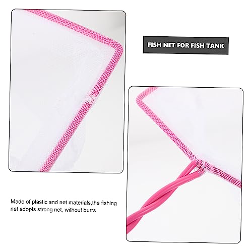 5pcs Portable Fishing Net Convenient Fish Catching Tool for Aquarium Small Fine Mesh Design for Gentle Handling of Fish Tank Supplies