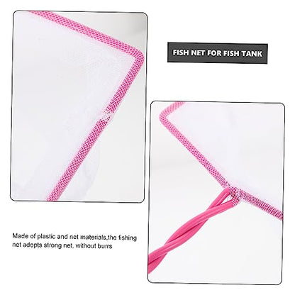 5pcs Portable Fishing Net Convenient Fish Catching Tool for Aquarium Small Fine Mesh Design for Gentle Handling of Fish Tank Supplies