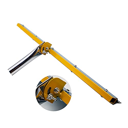 Stainless Steel Notched Squeegee Epoxy Cement Painting Coating Self Leveling Flooring Gear Rake Construction Hand Tools (3MM) - size: 3MM