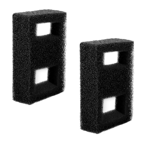 A1376 Foam Filter Block Replacement Aquarium Filter Media Compatible with Fluval SPEC, EVO and Flex Desktop Aquarium Series, Foam Filter Media Sponge for Fluval Filter Replacement 2 PCS