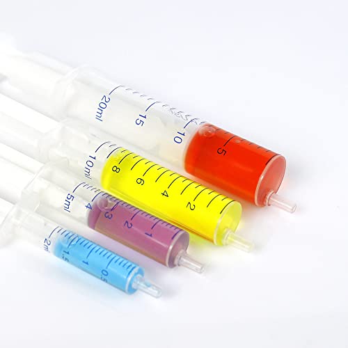 50 Pack 5 ml Plastic Syringe, luer Slip Syringe, Used in Scientific Laboratories, Liquid refilling, DIY Crafts, Scientific Labs By Labfil - size: 5ML Plastic Syringe