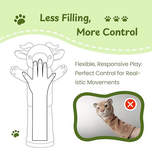 Cat Wrestling Glove, 22 inch Cat Puppet Wrestler with 3 Catnip Pouches & 3 Layer Resistant Protection, Interactive Cat Toy with Removable Bell for Boredom Relief & Mental Stimulation, Sheep - color: Sheep