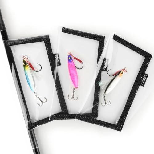 CM Pack of 3 Fishing Lure Wraps Fishing Hook Covers Bait Storage for Protecting Sharp Fishing Hook - style: Small Size