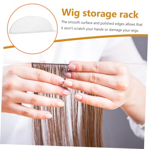 MERRYHAPY Hair Extension Organizer Wig Holder Storage Rack Comb Braiding Hair Holder for Salon Barber Supplies