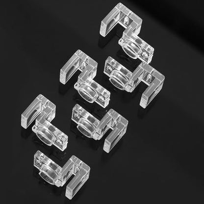 10pcs Aquarium Lid Support Bracket Fish Cover Holder Stand Fishtanks Cover Support Clamp Clips, Suitable for 5mm