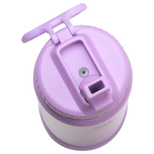 Takeya 18 oz Actives Stainless Steel Water Bottle with Straw Lid – Leakproof, Double-Wall Insulated, Keeps Drinks Cold 24 hrs/Hot 12 hrs, BPA-Free, Powder-Coated, Gym & Travel, Lilac - color: Lilac, size: 18 Ounces