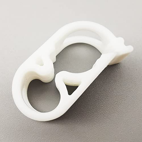 10PCS Plastic Tubing Clamps Adjustable Tube Clamp High Temperature Resistant Flow Control Hose Clip Laboratory Pinch Valve - size: for tube OD 1/8''-1/4'' (3-6mm)PBT