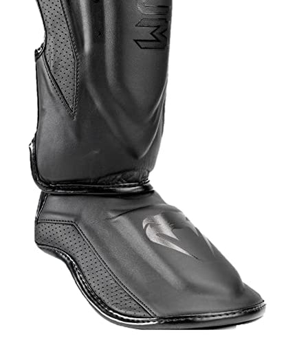 Venum Venum Elite Evo Shin Guards - color: Black/Black, size: X-Large