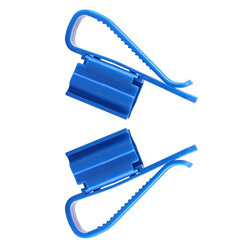 2Pcs Water Pipe Clips, Multifunction Plastic Adjustable Fish Tank Clamps Mounting Clip Water Pipe Tube Clamp Hose Holder