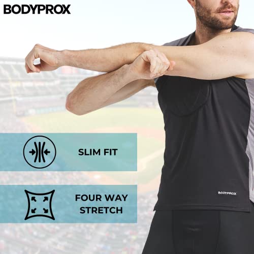 BODYPROX Baseball Chest Protector Shirt - size: Youth-S