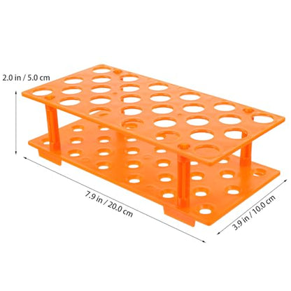 Zerodeko Microcentrifuge Tube Holder Rack Plastic Storage Organizer for Tubes Lab Use Compatible