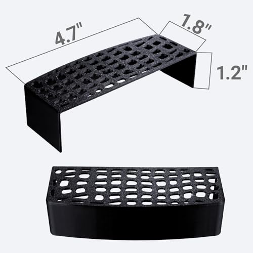 2Pcs Shrimp Hide Cave, Aquarium Shelter, Shrimp Tank Accessories, Fish Tank Decorations (Black)